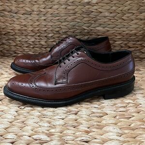 Executive Imperials Brown Leather Wingtip‎ Shoes